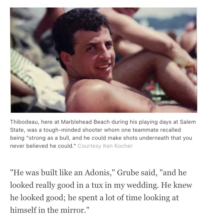 Trying to process this picture and quote about Thibodeau in his ESPN profile