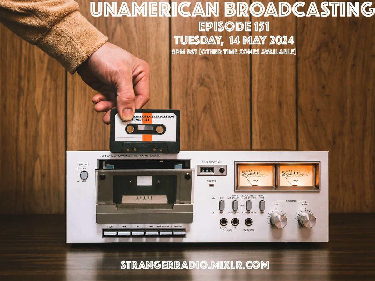 At 8PM [BST] join DJ Mike Hunt for the finest 2 hours of aural pleasure since the last episode of UNAMERICAN BROADCASTING - only on strangerradio.mixlr.com @GCPunkNewWave @NewWaveAndPunk @creepingbentorg @NDB66 @Dub_Cadet @fullstack65