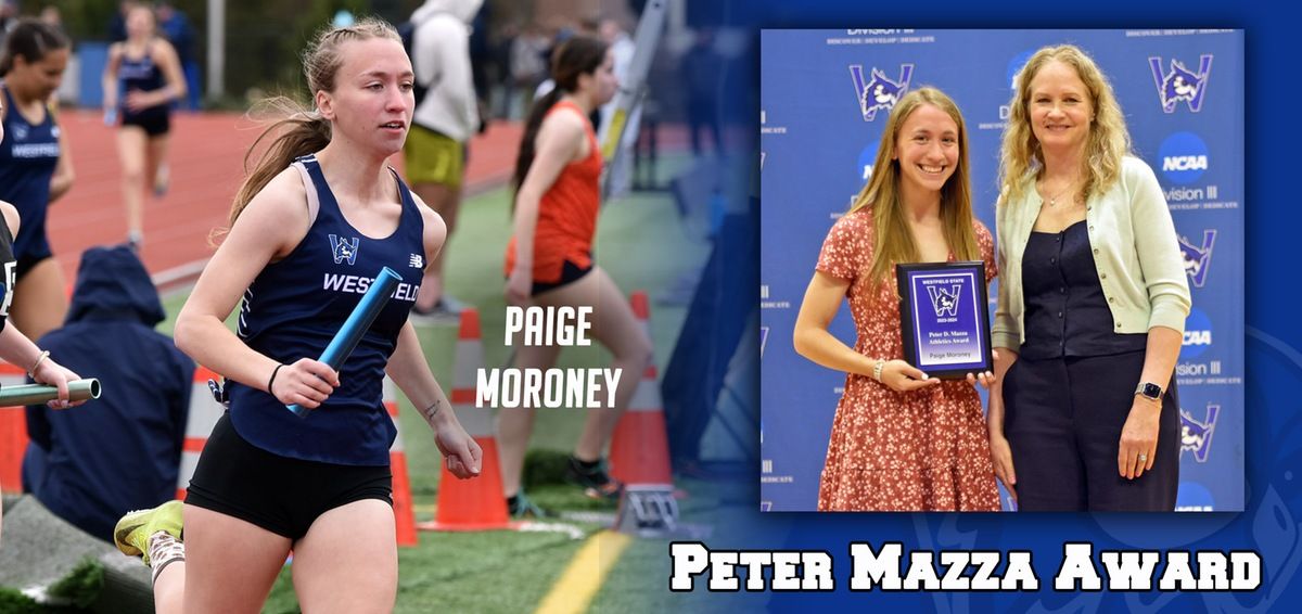 Paige Moroney Presented with Peter Mazza Award westfieldstateowls.com/sports/wtrack/…