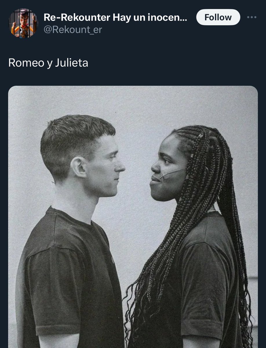The updated 2024 version of Romeo and Juliet. This is a crime against history.