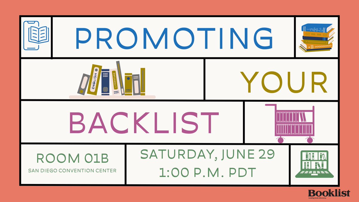 It’s hard enough to keep up with new titles coming out, but how can you maximize the impact of the books already on your shelves? Join us 6/29 at 1:00 p.m. PDT during #ALAAC24 to learn about creative ways to promote your backlist. Add to your scheduler: cdmcd.co/pMMgPE