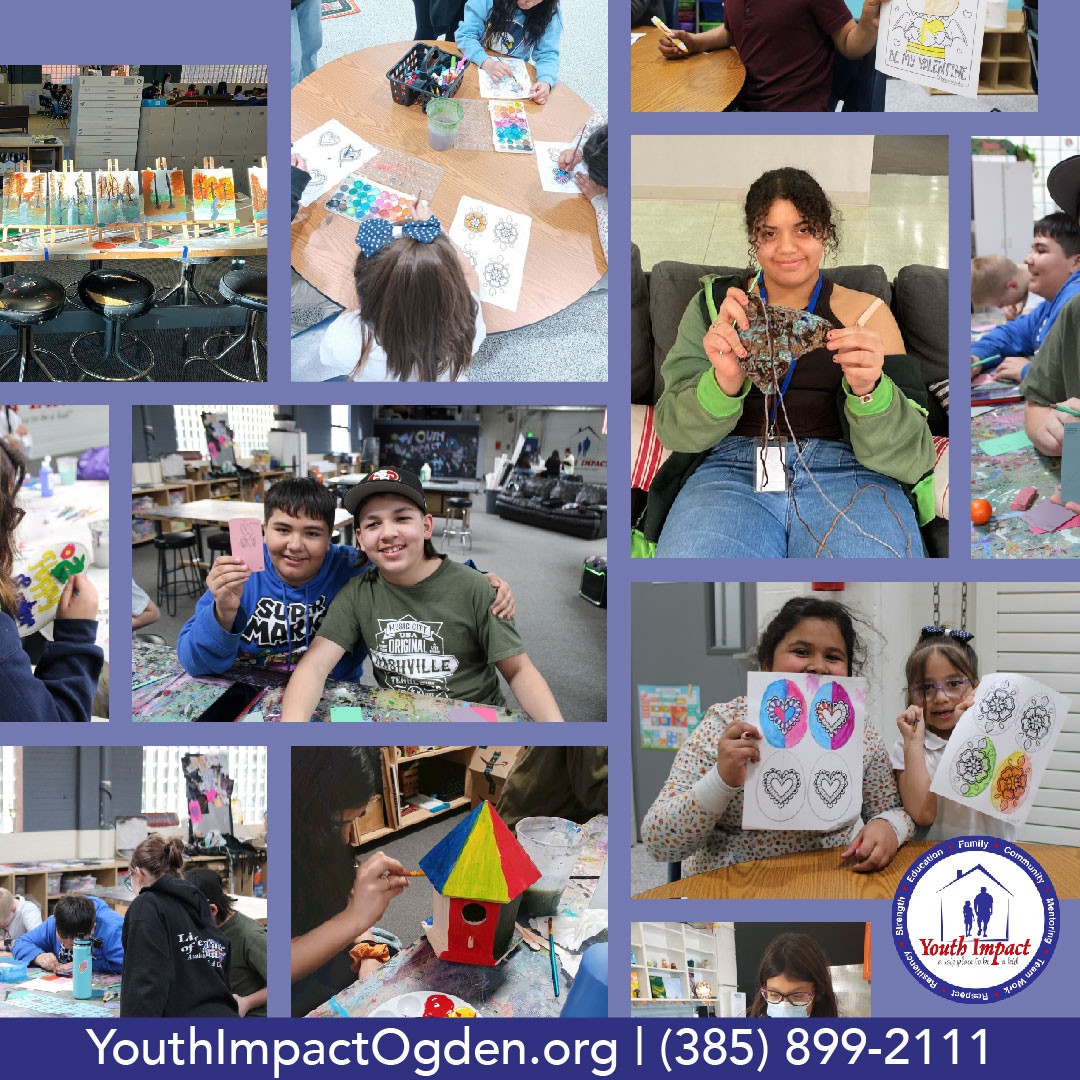 Unleashing creativity and sparking imagination through arts and crafts. 🎨#YouthImpact #YouthEmpowerment #ChampionsOfChange #SafePlaceToBeAKid 385-899-2111 YouthImpactOgden.org