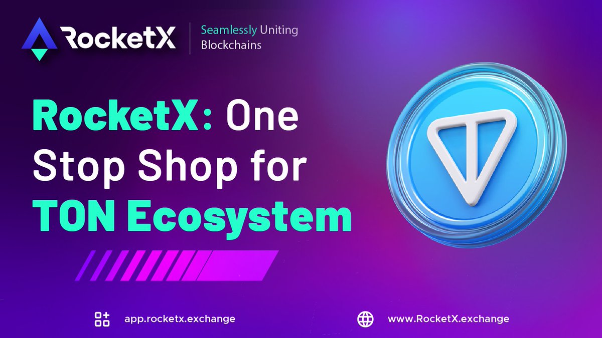 $RVF 🔀One-stop shop for $TON Ecosystem.

Explore the ♾ endless possibilities via #RocketX app.

This is the end of the official tweet!