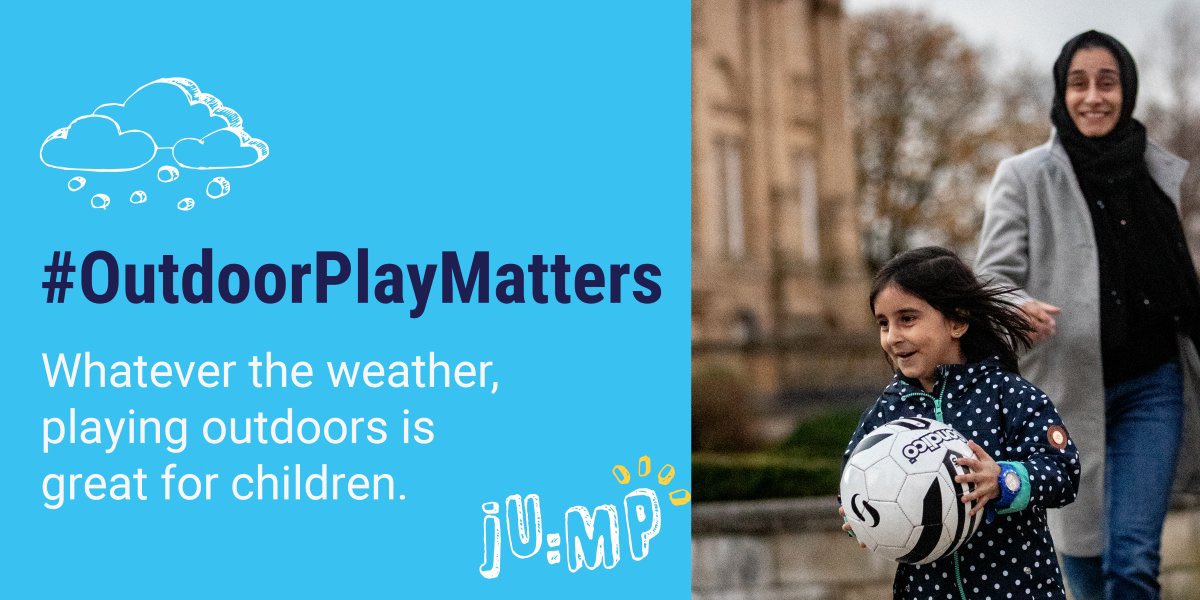 Children who play outdoors move more and sleep better! Spending time outdoors can help boost your mood, help you take time out and feel more relaxed, no matter the weather! #OutdoorPlayMatters