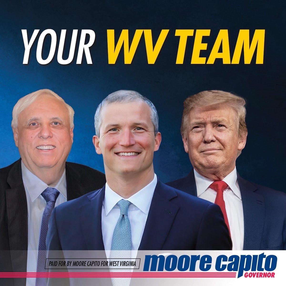 Vote for the WV Team:

✅ Donald Trump
✅ Moore Capito
✅ Jim Justice

apps.sos.wv.gov/elections/Vote…