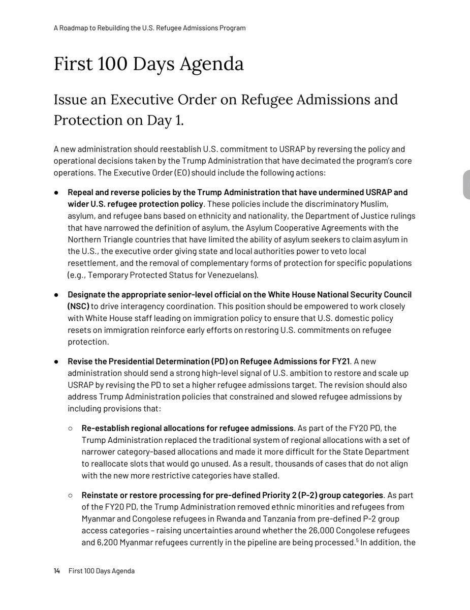@DC_Draino Here was the Biden Administration’s blue print. Check out page 14 of the report titled, The First 100 Days Agenda. Link to the full report to follow.