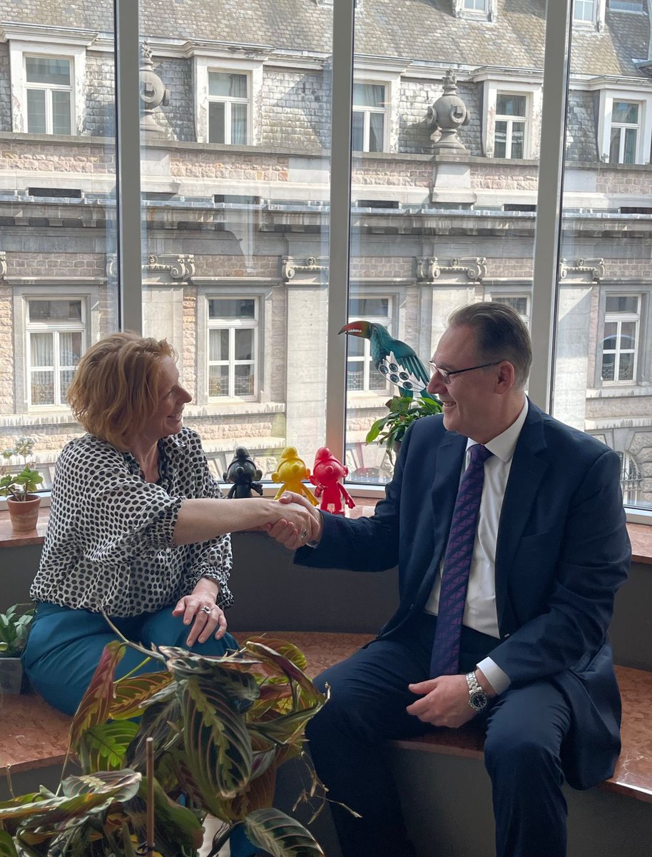 Belguim is a key #PartnersAtCore for
@UNDP.

Today, @UNDPArabStates Director
@AbdallahAldard1 discussed with Heidy
Rombouts, @BelgiumDGD Director
General Development Cooperation &
Humanitarian Aid areas to expand strategic partnership