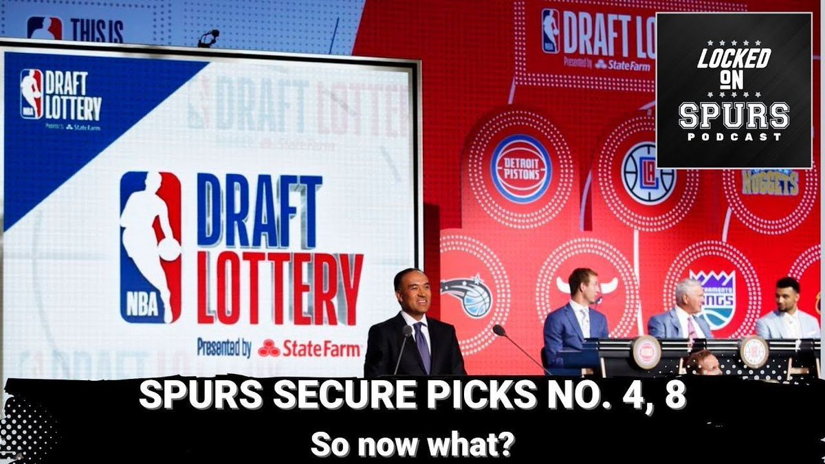 🎙️The Spurs own the No. 4 and 8 picks at the NBA Draft... now what? w/ guest @jack_thompson33 YT buff.ly/3UySBc8 . @KENS5 buff.ly/4dz3eoh Apple buff.ly/3M84PVM Spotify buff.ly/36NvW12 #PorVida #NBA #gospursgo #sanantonio