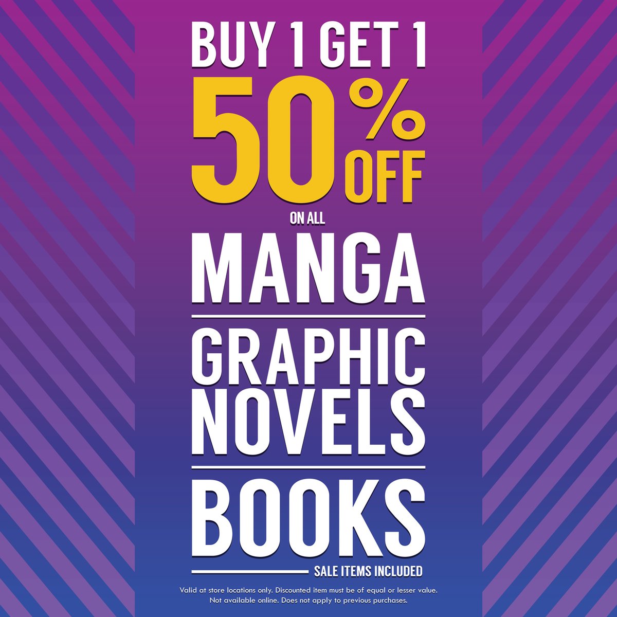 Pick up the latest and greatest books at Newbury Comics - All Books, Manga, and Graphic Novels are Buy 1 Get 1 50% off  📚 offer valid in stores only through 5/19.

#newburycomics #books #manga #graphicnovels #b1g1 #deals #dragonball #loreolympus #hplovecraft #criticalrole