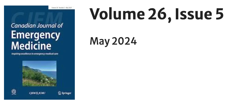 ⭐️May Issue⭐️ Virtual Urgent Care @EddyLang1 @chartierlucas CJEM Debate Series: #TriageAgain @PaulAtkinsonEM AFib Guidelines @EMO_Daddy JTF: Mesenteric Ischemia @long_brit Trends in ED visits during cold weather seasons @StephenHwang and more... #emergencymedicine