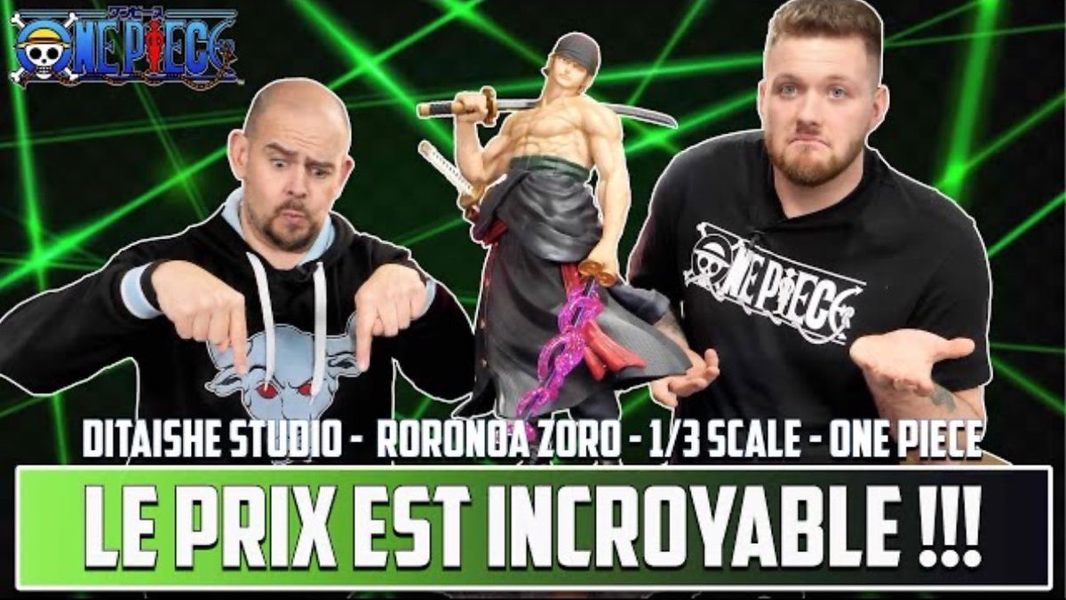 LE PRIX EST INCROYABLE !!! Roronoa Zoro Ditaishe Studio One Piece
youtu.be/QdwZn0d5c30