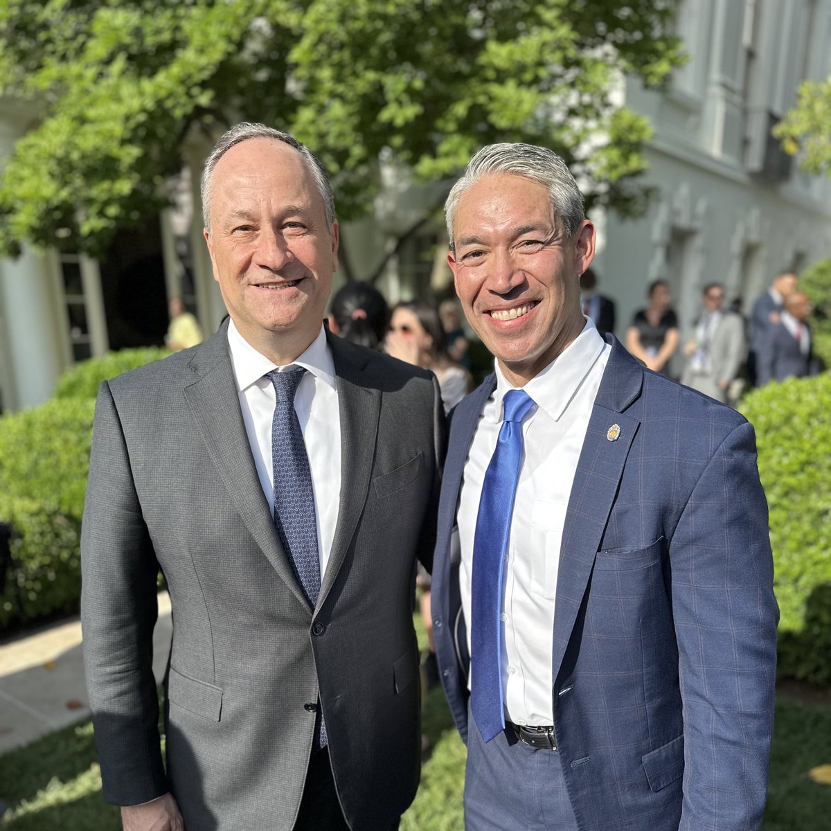 Honored to be at the @WhiteHouse to celebrate #AANHPIHeritageMonth!

As San Antonio’s first mayor of Asian-American descent, I’m grateful for an administration that recognizes the contributions of all our communities.