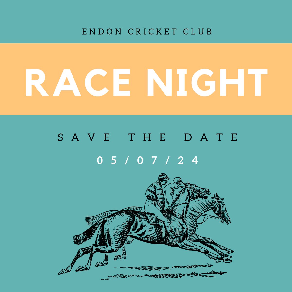 🏇 DATE FOR YOUR DIARY 🏇

Endon CC Race Night
Friday 5th July

More details coming soon

#EndonCC #racenight