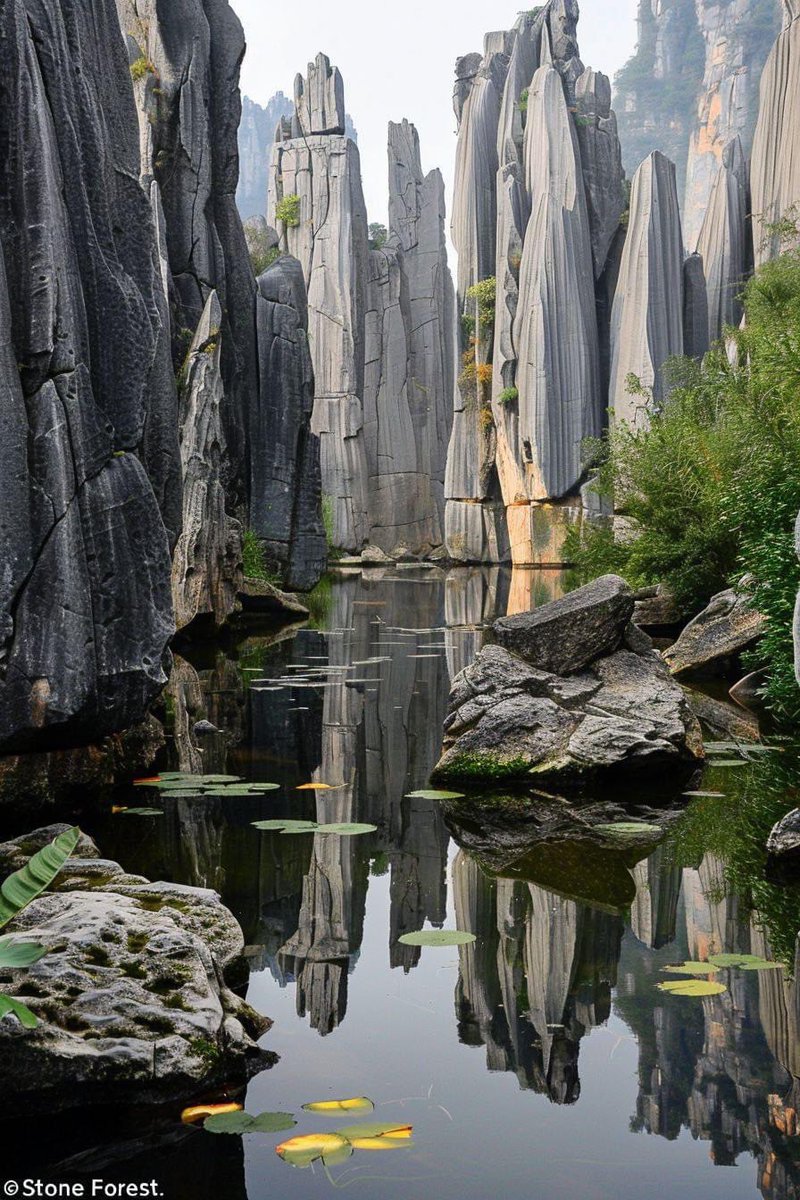 Mystic Maze: The Shilin Stone Forest, China's Labyrinth of Limestone 🇨🇳