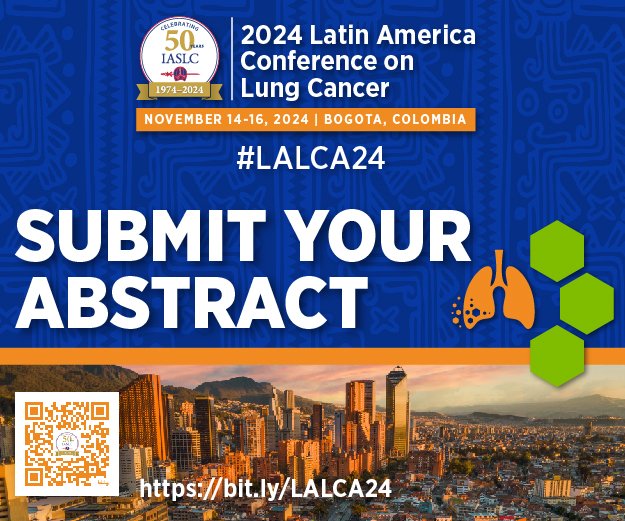 ¡Qué chimba! #LALCA24 will be in Bogota, Colombia🇨🇴, Nov. 14-16, 2024! Abstract submissions and registration are now open. Network with top experts in thoracic malignancies and stay updated on the latest advancements in prevention, detection, and care. Secure your spot today:
