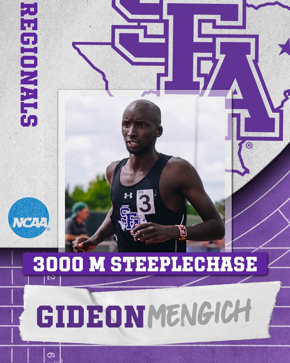 𝐑𝐞𝐠𝐢𝐨𝐧𝐚𝐥 𝐁𝐨𝐮𝐧𝐝 🪓 Gideon Mengich has qualified for NCAA Regionals! He is 52nd in the nation with a time of 8:47.95! #AxeEm x #RaiseTheAxe