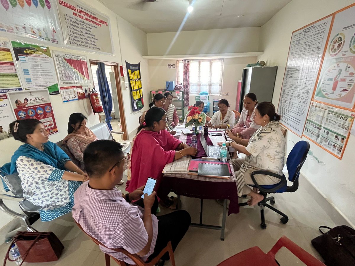 NISHTHA_CPHC's tweet image. We supported &amp;amp; oriented #communityhealthofficers, auxiliary nurses, &amp;amp; midwives on quality management and measurement of outcome indicators, working towards a #NQAScertification. All for building a healthier tomorrow! #Imphal #Manipur