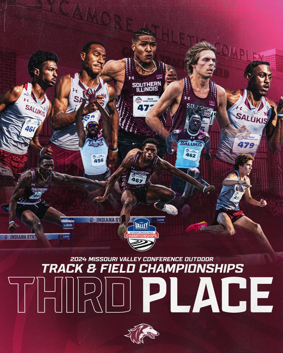𝐖𝐄'𝐑𝐄 𝐉𝐔𝐒𝐓 𝐆𝐄𝐓𝐓𝐈𝐍𝐆 𝐒𝐓𝐀𝐑𝐓𝐄𝐃 🔥

Shoutout to our men's squad for putting together a team score of 107 and earning third place at the MVC Championships this weekend!

#1Team1Goal | #Salukis