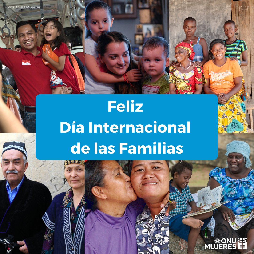 La familia significa algo distinto para diferentes personas, pero en esencia, la familia debe significar amor y apoyo. Este #DíaDeLasFamilias celebra a las familias en toda su diversidad. un.org/es/observances…