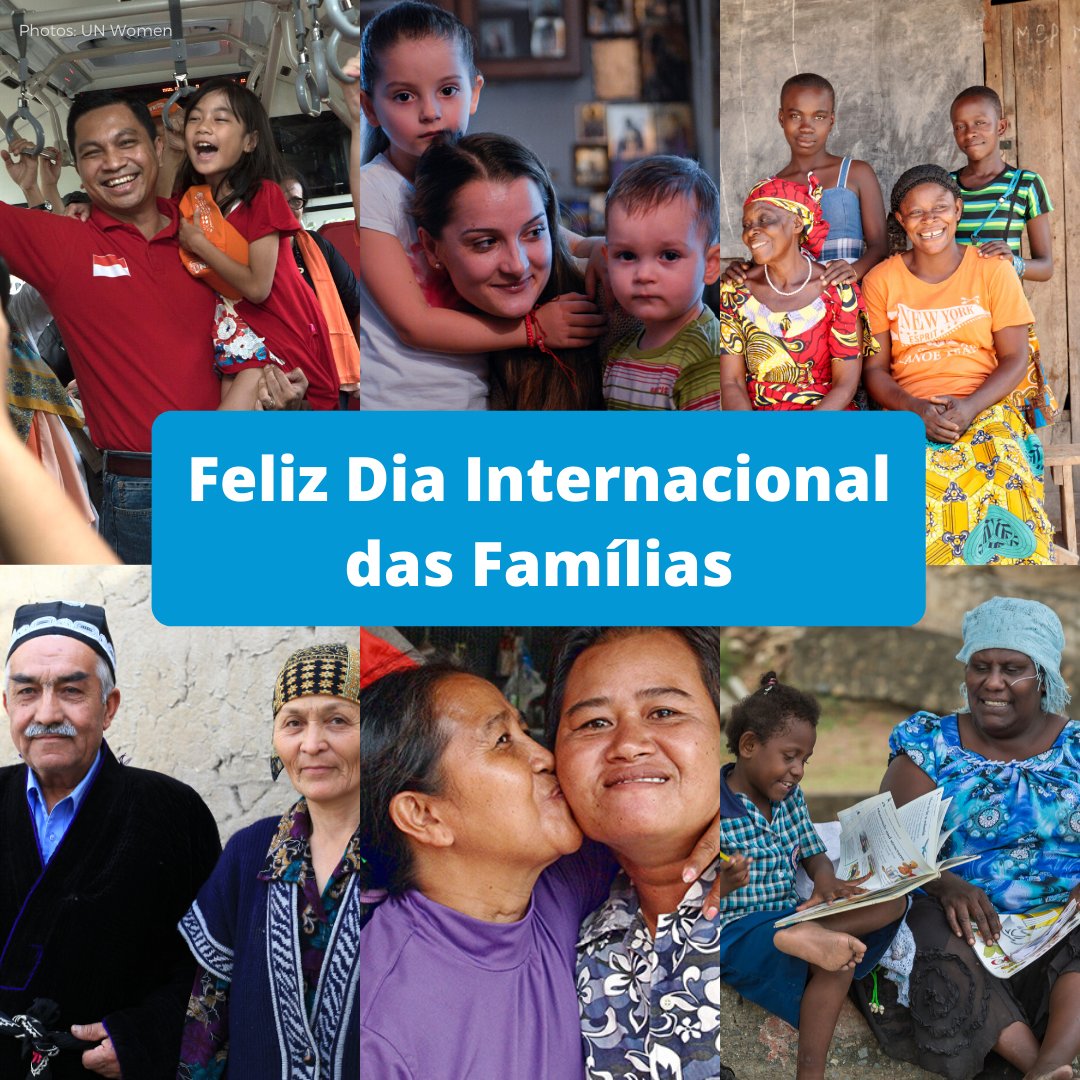 Família significa coisas diferentes para pessoas diferentes – mas no fundo, família significa amor e apoio. O #DiaDasFamílias, esta quarta-feira, é uma oportunidade para celebrar as famílias em toda a sua diversidade. un.org/en/observances…