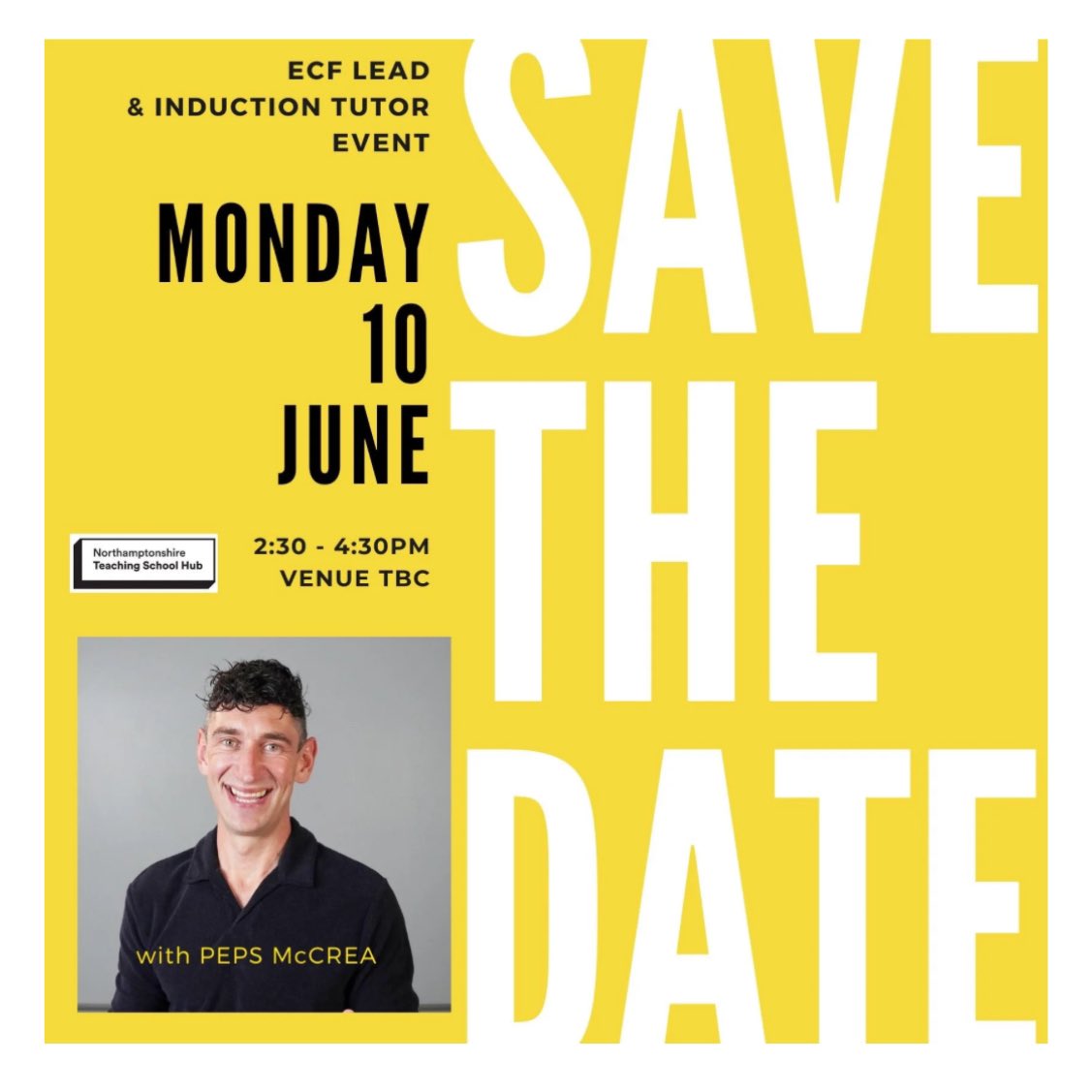 🤩More than a little excited by this … if you are an ECF Lead in school, have you booked your place? 🤩 It will be held <a href="/NorthamptonShoe/">Northampton Museum & Art Gallery</a> and the inspiring <a href="/PepsMccrea/">Peps</a> will be beaming in live ➡️ bit.ly/3yjsLSl