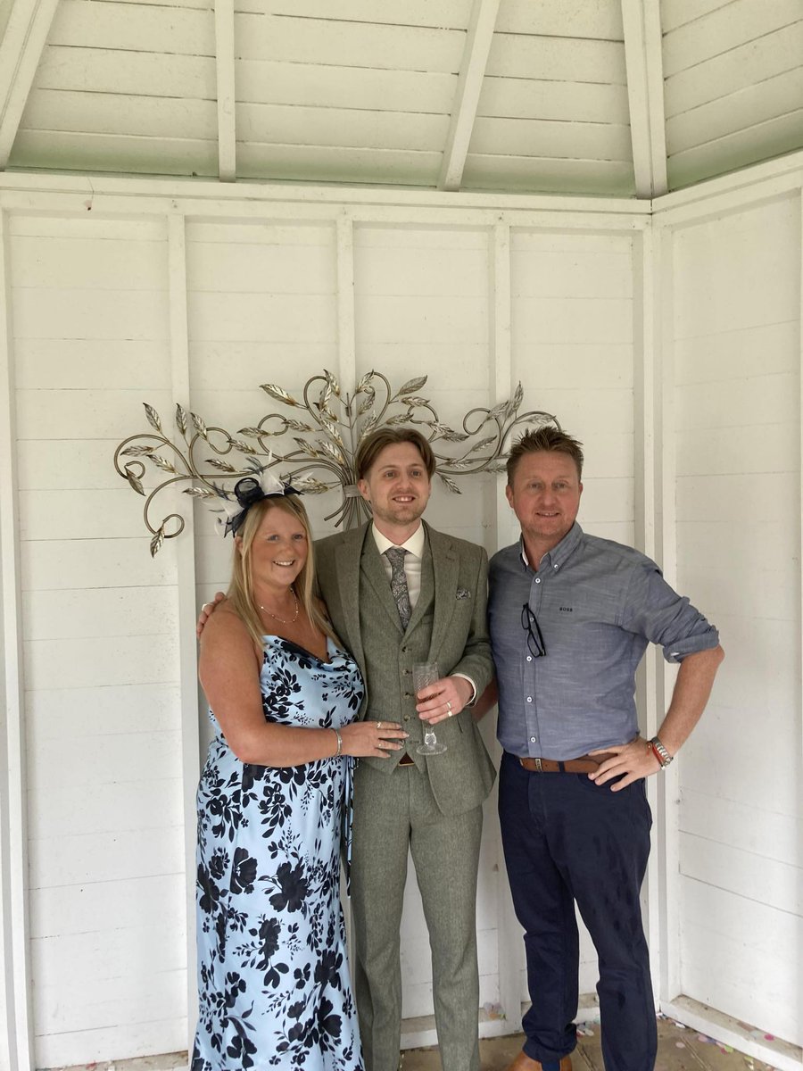 So happy for our jack today finally marrying his Beks on British soil 🩷🩵