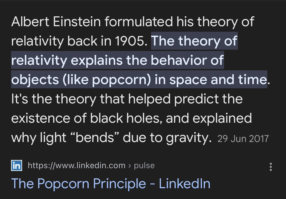 y’all their team isn’t on drugs, turns out the Popcorn Theory is a real fucking theory and it involves black holes bitch Center 1 need their ass ATE for this😭😭😭😭😭