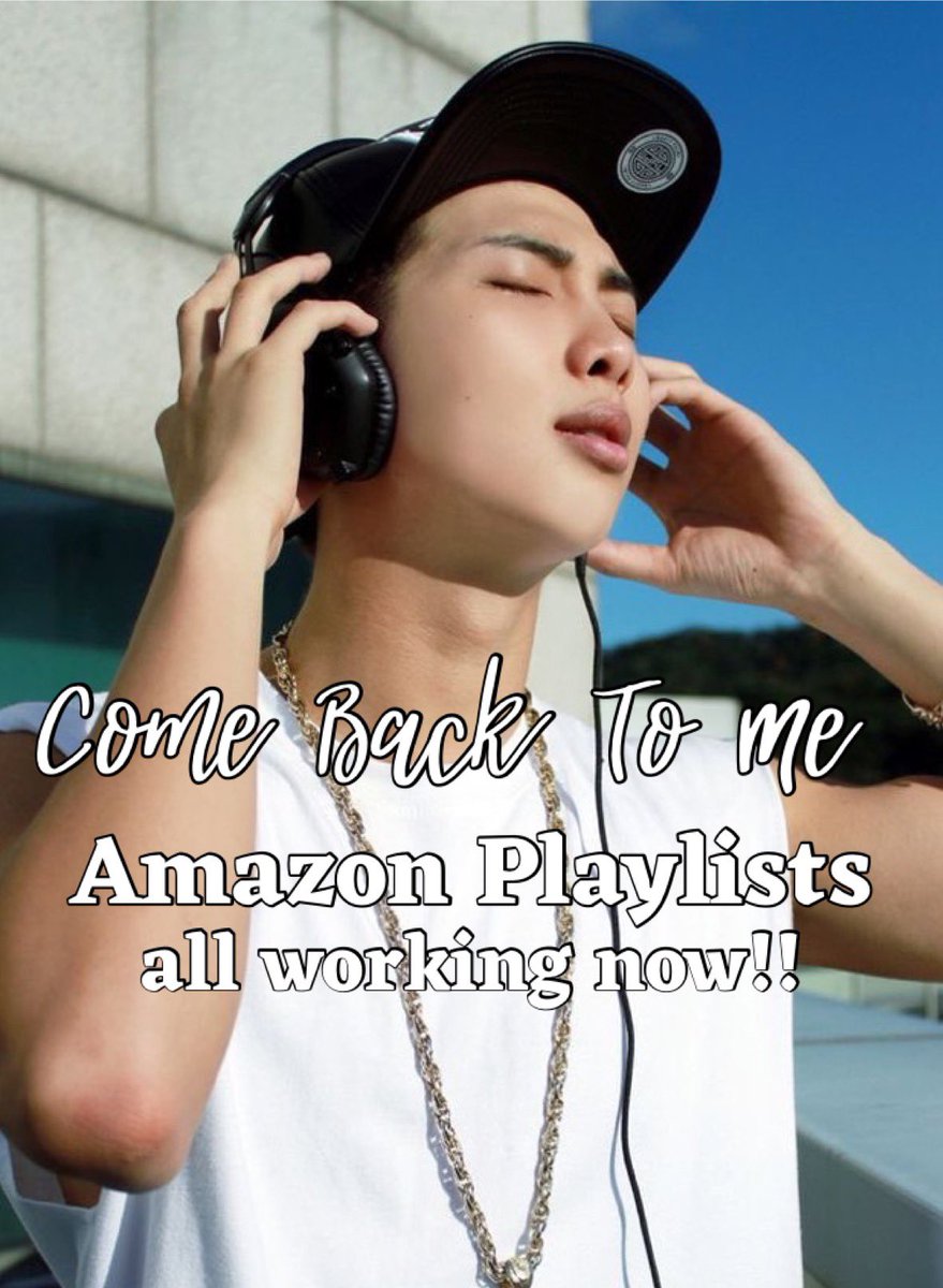 All #ARMYonAmazonMusic “Come Back To Me” playlists should be working now. 

🖇️ in carrd: army-onrpwp.carrd.co

Please let us know if you have any issues.

Here are two we like alot!

Radio Edit Focus music.amazon.com/user-playlists…

CBTM Boost: music.amazon.com/user-playlists…
