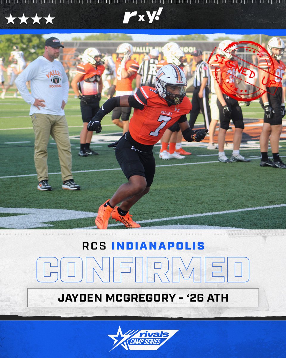 🚨CONFIRMED✍️ 4🌟 Jayden McGregory is signed up and ready for May 19th 🔥💪 @GregSmithRivals | @MarshallRivals | @adamgorney | @WilsonFootball | @TeamVKTRY | @ncsa | @Jay_McGregory