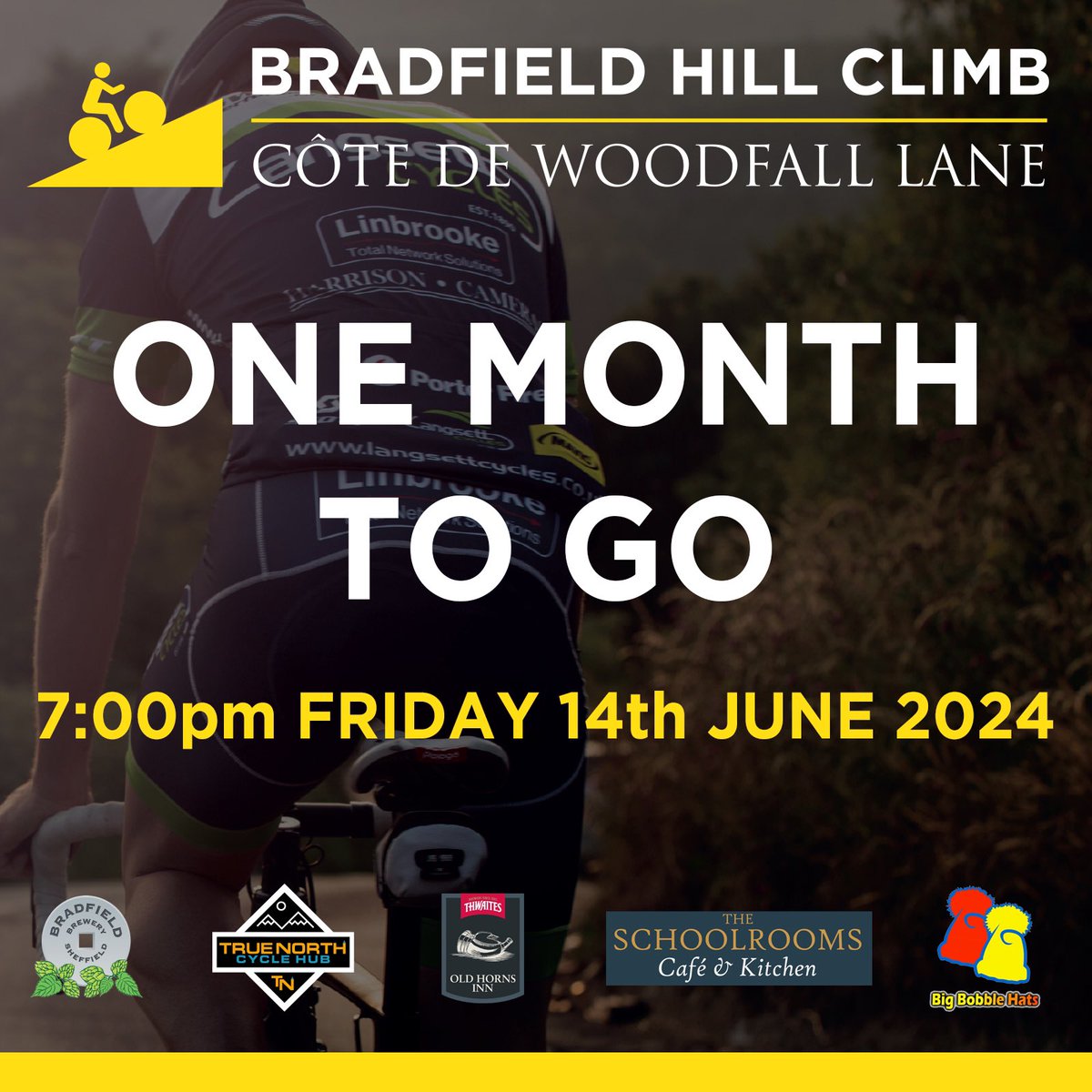 Just one month until the Bradfield Hill Climb, which is part of the Summer Hill Climb Festival. Be great to see the local club riders there and maybe a few hill climb hitters. Entry link here: sheffrec.cc/bradfield-hill…