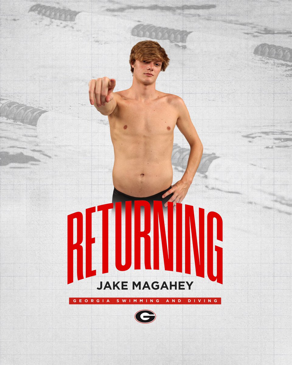 🐶 Jake Magahey is BACK The SEC champion and All-American is returning for his fifth season in Athens! #GoDawgs 🐾