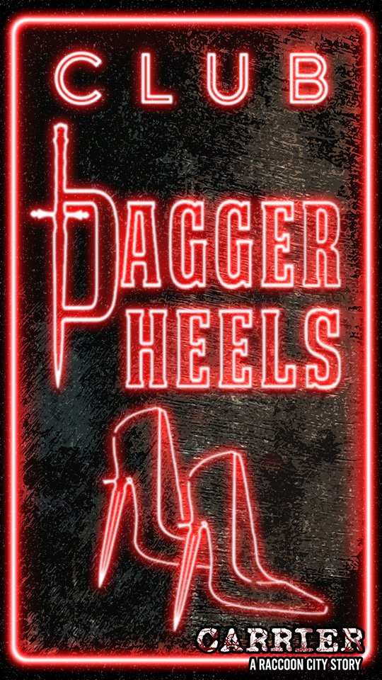 Hello, still alive over here and back to doing Episode 3 stuff. First look at #ClubDaggerHeels, #RaccoonCity's premiere night club #REBHfun #ResidentEvil #noir #filmnoir #biohazard #maxpayne