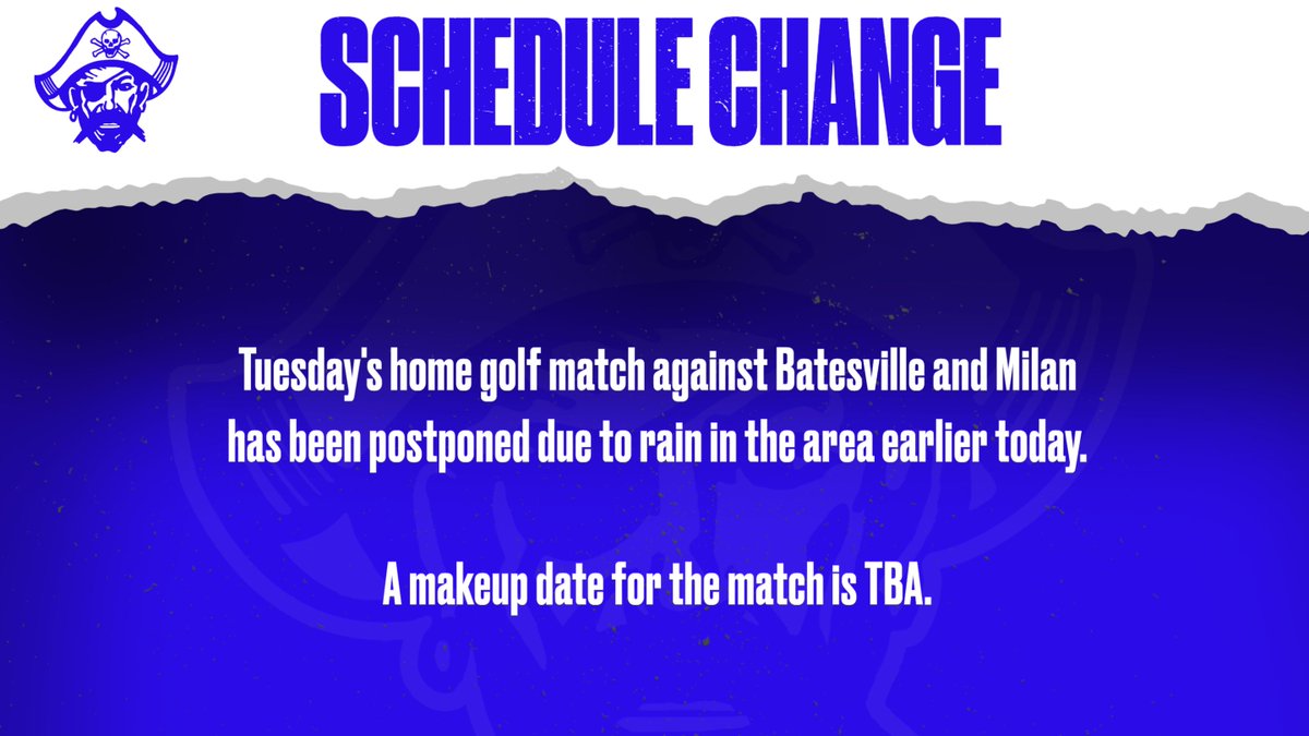 No golf tonight after heavy rain earlier today in Greensburg made GCC too wet to play. A rescheduled date is TBA.