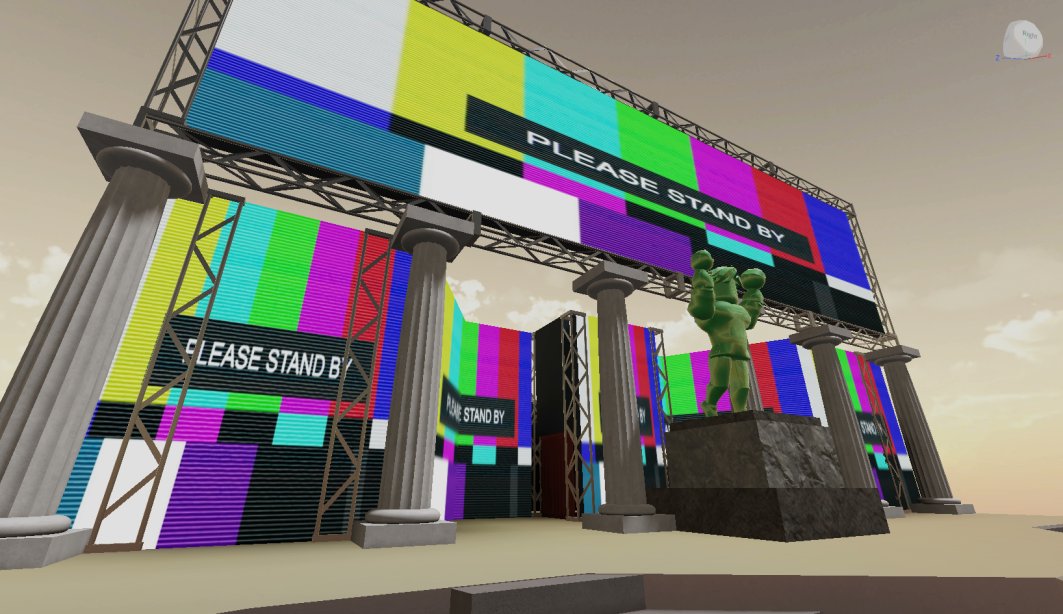 LateNightRBLX's tweet photo. "Please Stand By." 
This saturday. ROCKY RUMBLE! https://t.co/nRxgu1nTBk