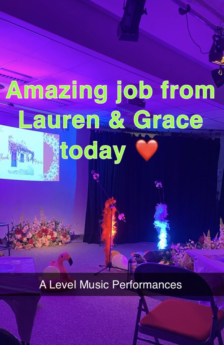 What absolutely fantastic performances by Lauren & Grace today in their A level music. So proud 😍 Big thank you to Ms McConnell and Mr Quinn for everything. They are really going to miss the music department. 🎶💚@StCeciliasMusic #musicstudents #alevels2024