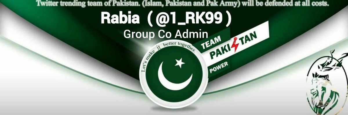We are pleased to announce Miss (@1_RK99) as a Group Co Admin of @TeamPakPower. It is Hoped that Miss Rabia will use her abilities for the improvement of Team. Congrats 💐 & Best of Luck !