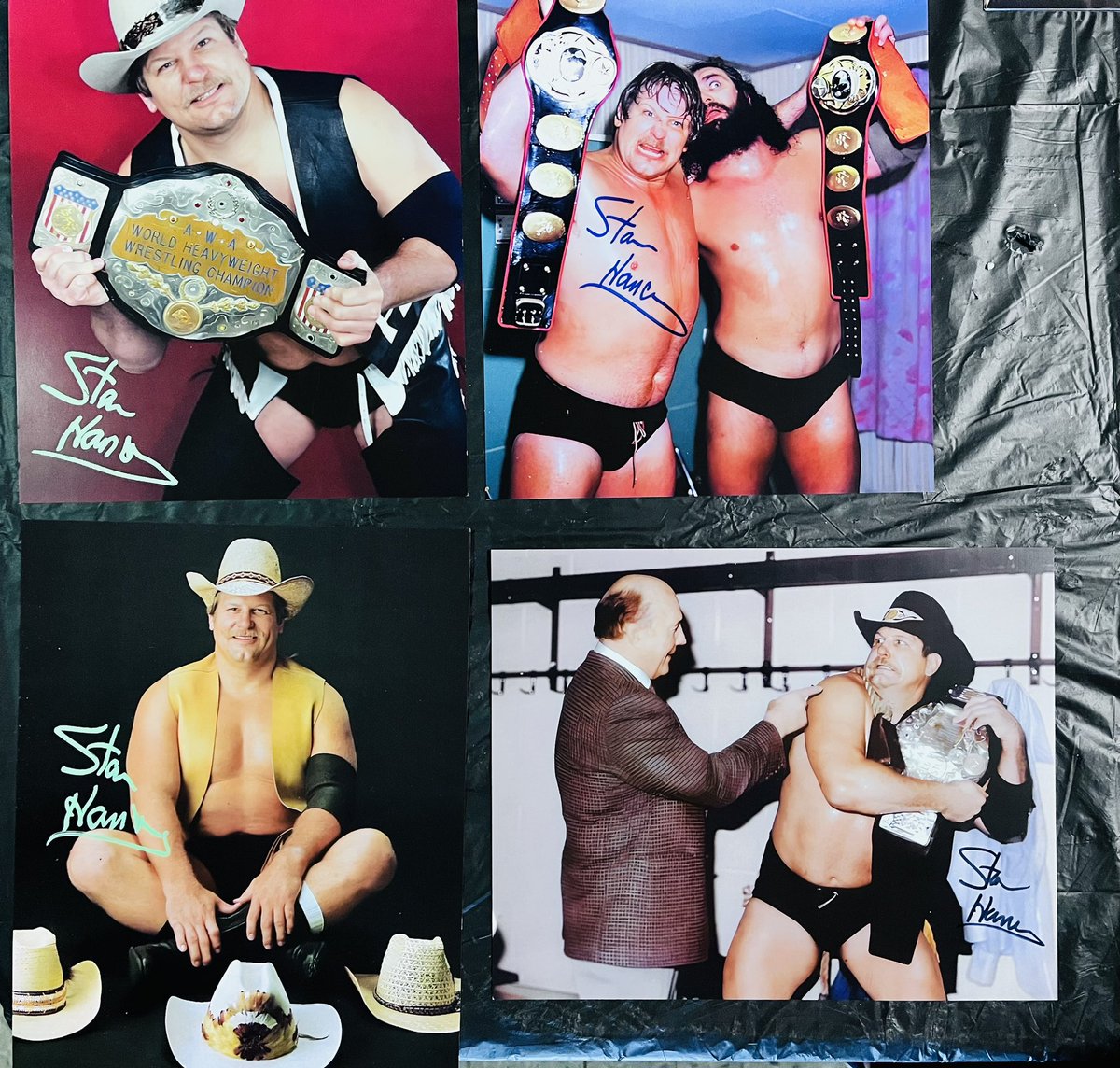 We have a few extra Stan Hansen signed 8X10s from last weekend’s @80sWrestlingCon. Please message us if you are interested in one. Thank you!