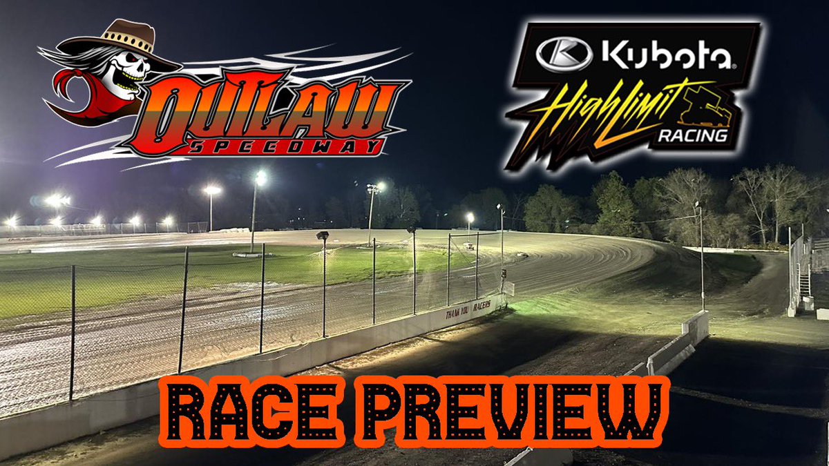 Next up for @kubota_usa @HighLimitRacing is a stop at @OutlawSpeedPR in Dundee, NY! It looks like we will have a really solid field of cars showing up for race #16 of 2024! Here is a Race Preview: youtu.be/MoB8wz-ia24?si…