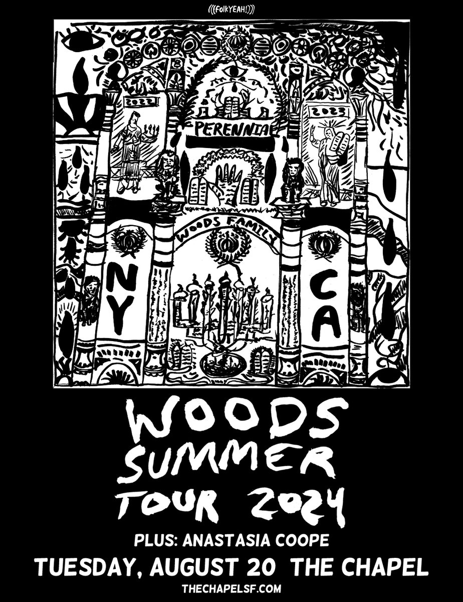 Just Announced! Tickets for @WOODS__BAND + @Anastasiacooope on Tuesday, August 20 are on sale this Thursday at 10am. @folkYEAHevents Presents: tinyurl.com/3df4fkm2