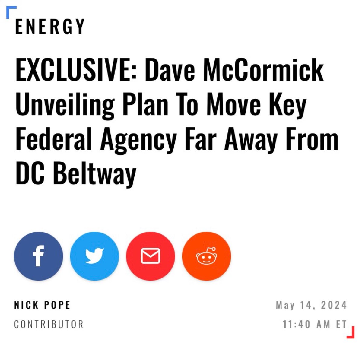 Pennsylvania is the second-largest natural gas-producing state in the country.

I'm calling for the Department of Energy to be relocated to Pittsburgh — where it will better serve our commonwealth and the American people.

Read more here ⬇️

dailycaller.com/2024/05/14/dav…