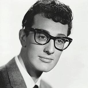May14,1956 #BuddyHolly gets contact lenses. Buddy couldn't get used to wearing them so he continued to use his glasses