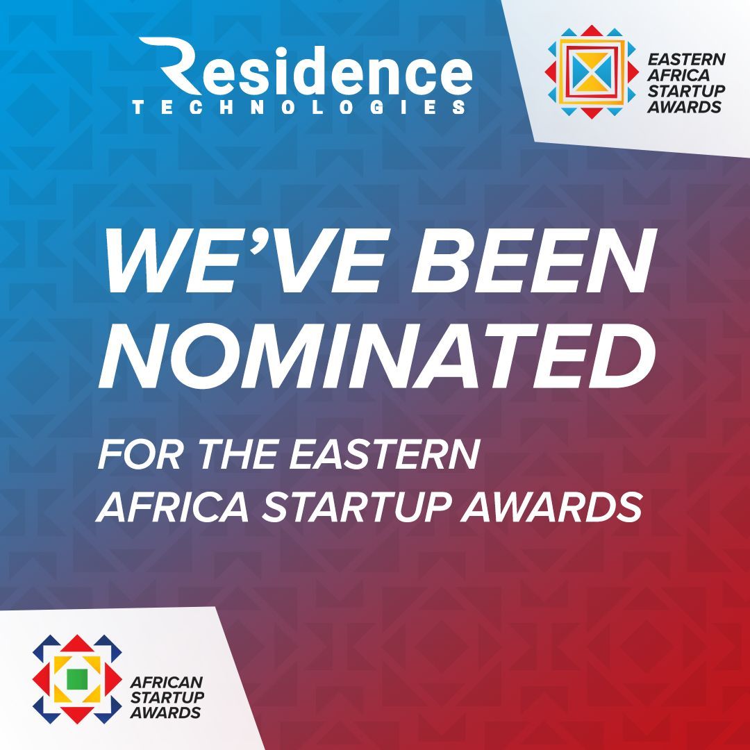Innovation at its finest! Residence Technologies is breaking barriers with our smart addressing system. We're honored to be nominated for the Eastern African Startup Awards.  #DisruptiveTech #SocialImpact residencetechnologies.com