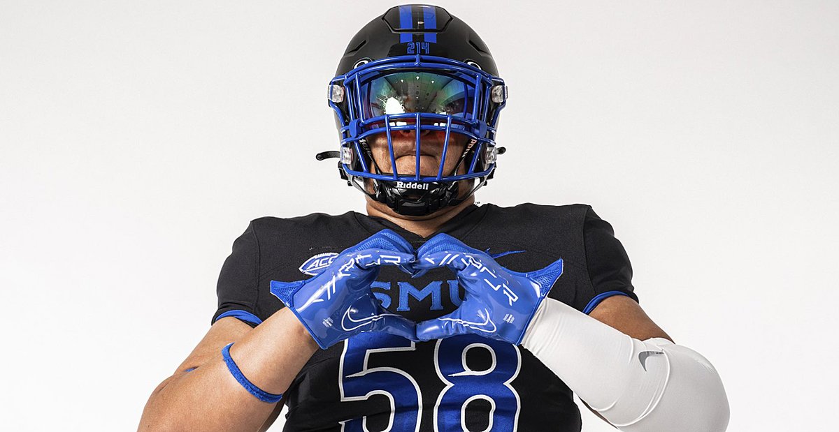 Honolulu (Hawaii) Farrington offensive lineman Abel Hoopii talked about his official visit to SMU over the weekend 247sports.com/article/hawaii…