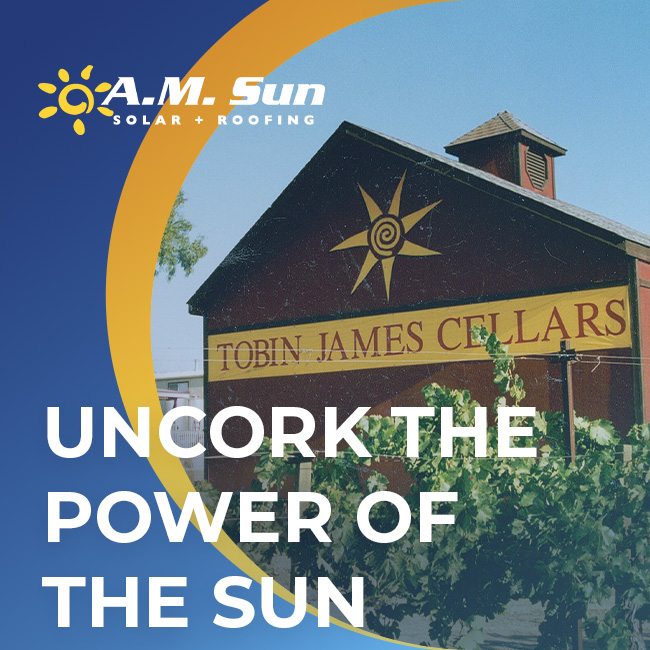 Embrace the power of the sun and savor the taste of fine wines with our new exclusive offer!☀️🍷When you sign up for solar in the month of May you get a FREE 1 year wine club membership at Tobin James Cellars. Tap to learn more. amsunsolar.com/solar-blog/sol…