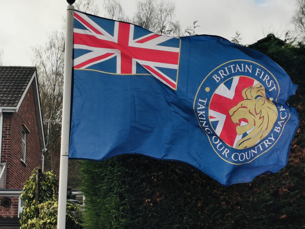 The new Britain First flag is proving very popular with our supporters who are flying them proudly in their homes and gardens. Order yours today 👉 britainfirst.org/flag