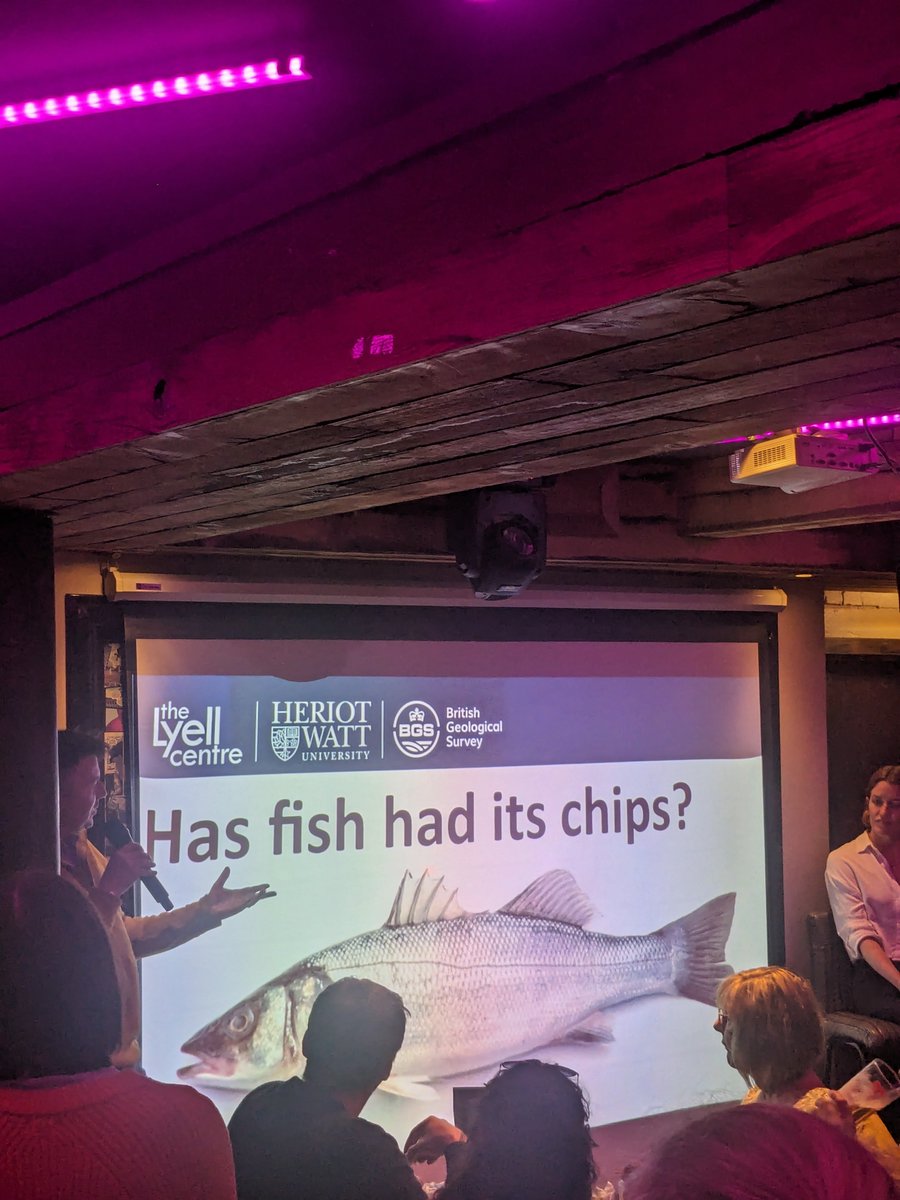 Emily Messer PhD (@emilyjemesser) on Twitter photo Our second night for <a href="/pintofscience/">Pint of Science UK</a> has just kicked off with @micheljkaiser talking about whether fish have had it's chips. #pint24 #scicomm Our second night for <a href="/pintofscience/">Pint of Science UK</a> has just kicked off with @micheljkaiser talking about whether fish have had it's chips. #pint24 #scicomm