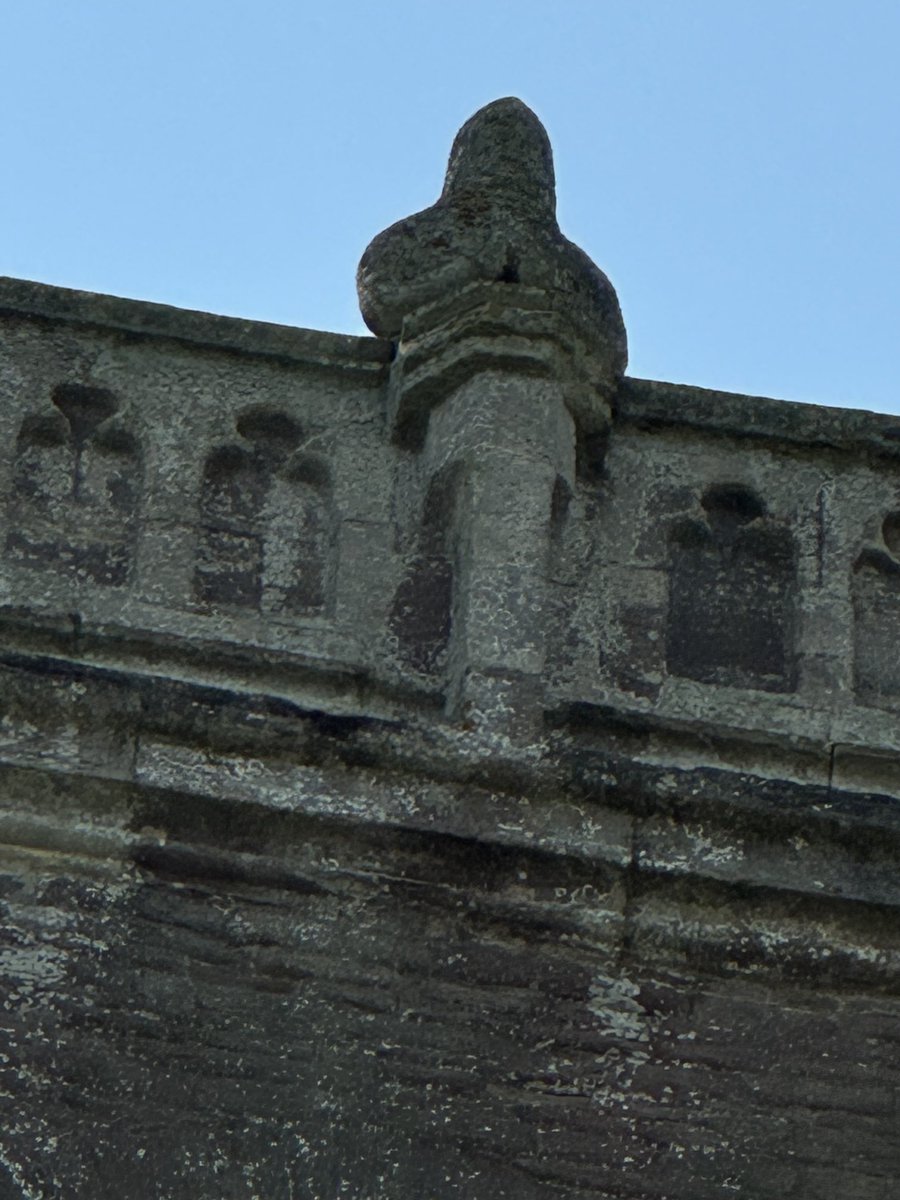 Is this unique? #Landlord #Chandos looking over his lands from #church #tower #IronActon