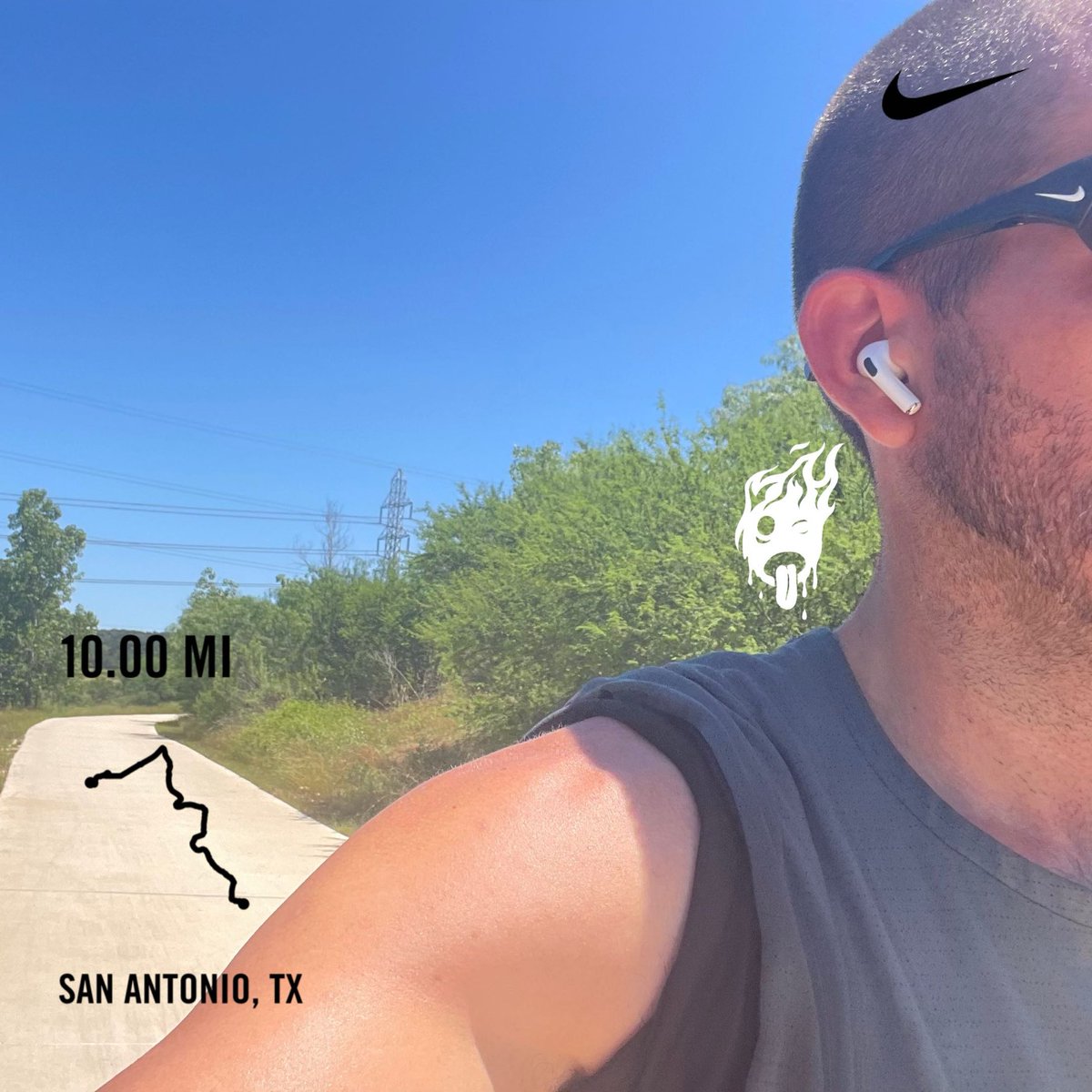 241.0/1000mi

One of the hardest runs in San Antonio by far. 

10+ miles of switchback turns that are 95% uphill. Just brutal on the legs. 

I’m f*cking exhausted. 🥵🥵🥵
