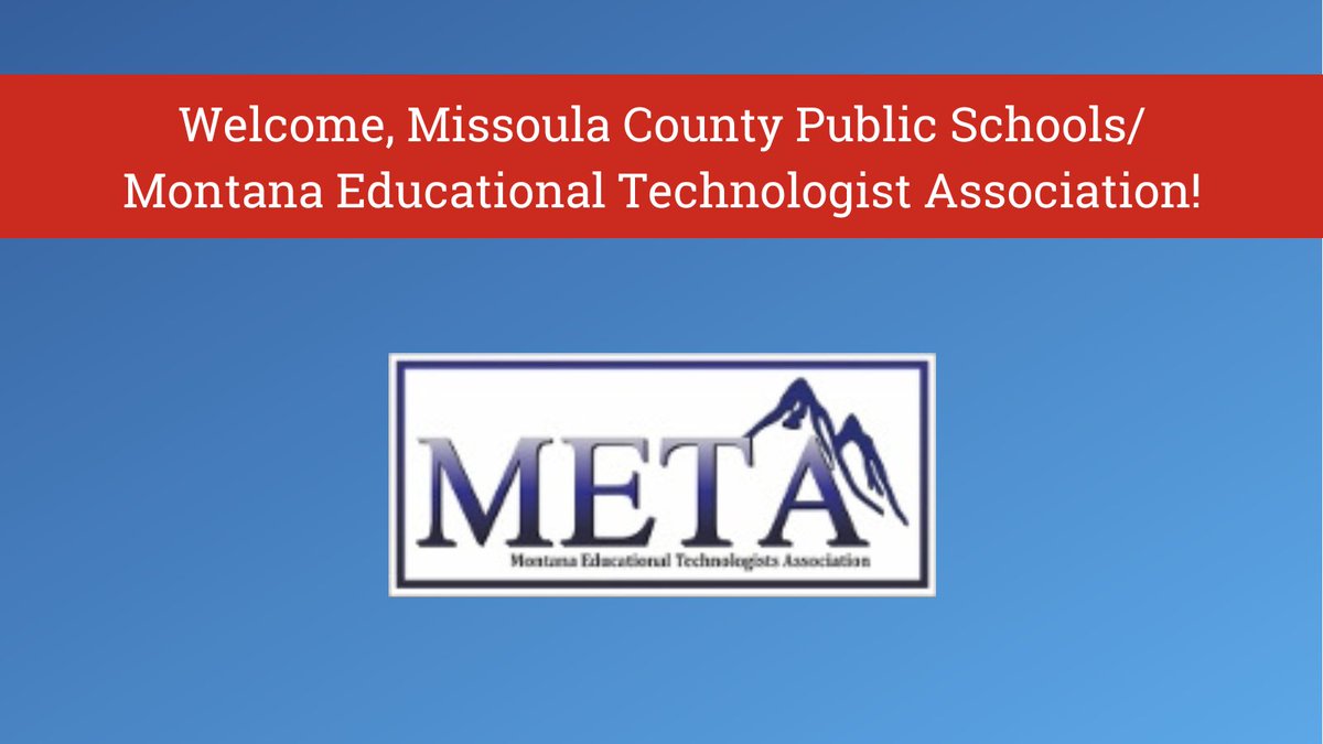 Missoula County Public Schools/Montana Educational Technologist Association has joined #CivXNow! @McpsMT provides support and knowledge at a local and state level for educational technology and all the factors that support it. Welcome! hubs.la/Q02x76NN0