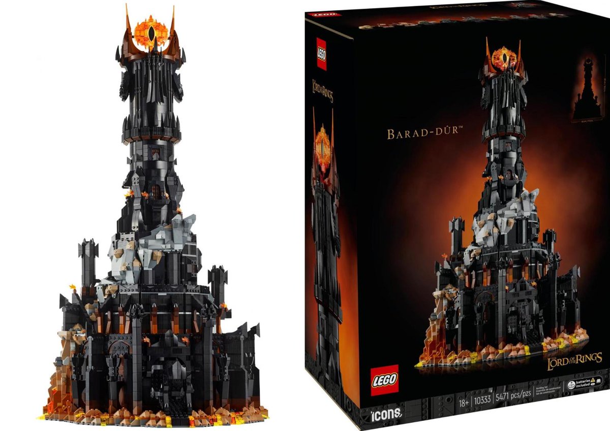 LEGO is releasing a new The Lord of the Rings: Barad-Dûr LEGO set nerdist.com/article/the-lo…